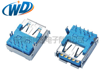 東莞工廠直銷  高品質(zhì)零USB 3.0 插座A母 PCB板端